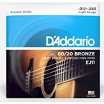D'Addario 80/20 Bronze Acoustic Guitar Strings