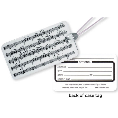 Music Instrument Case Tag