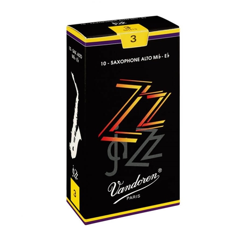 Vandoren ZZ Jazz Alto Saxophone Reeds- Choose Strength