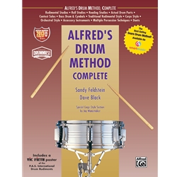 Alfred's Drum Method- Choose Book 1, Book 2, or Complete Set.